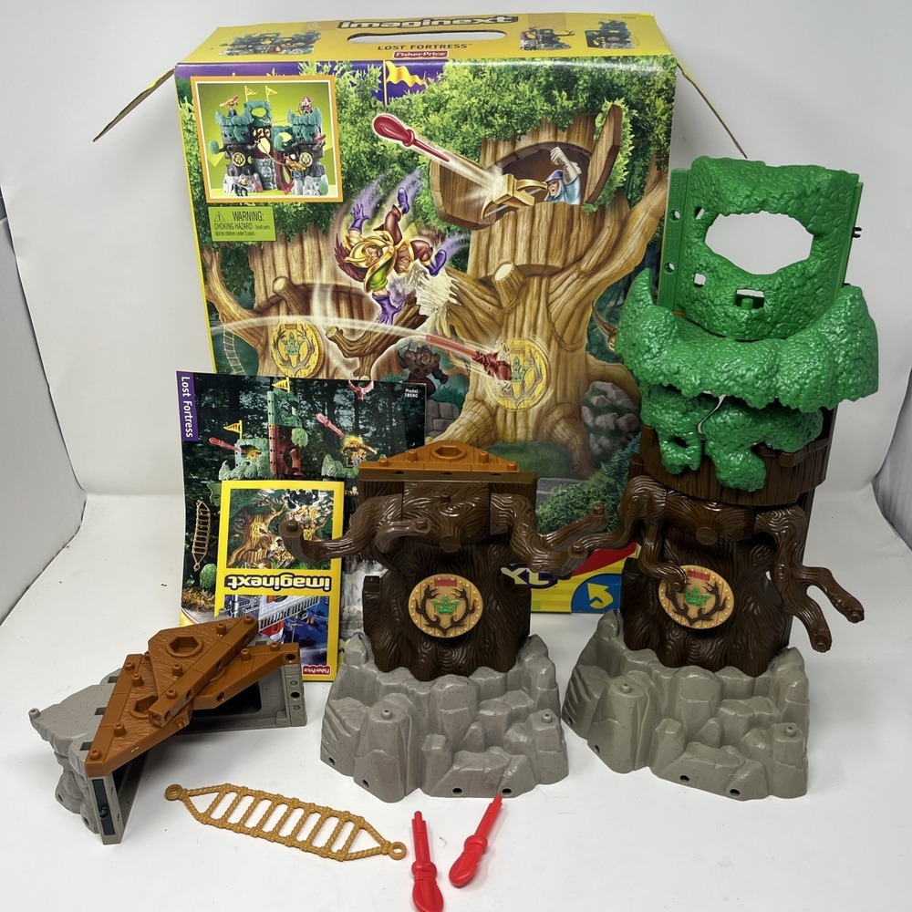 Imaginext‎ Toys -Lost Fortress Incomplete Set -Fisher-Price 78590 W/ Box 2002